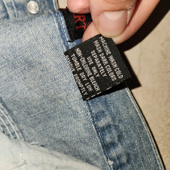 Imperial Court Denim Jean bahama length Shorts - Picture 8 of 8